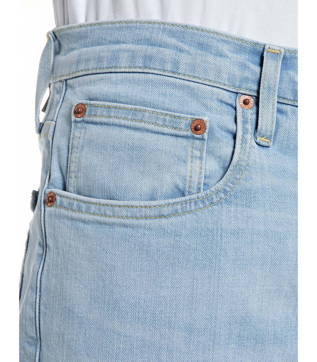 ストレートフィットAIDEEN スーパーライトストレッチデニム 詳細画像 ライトブルー 7